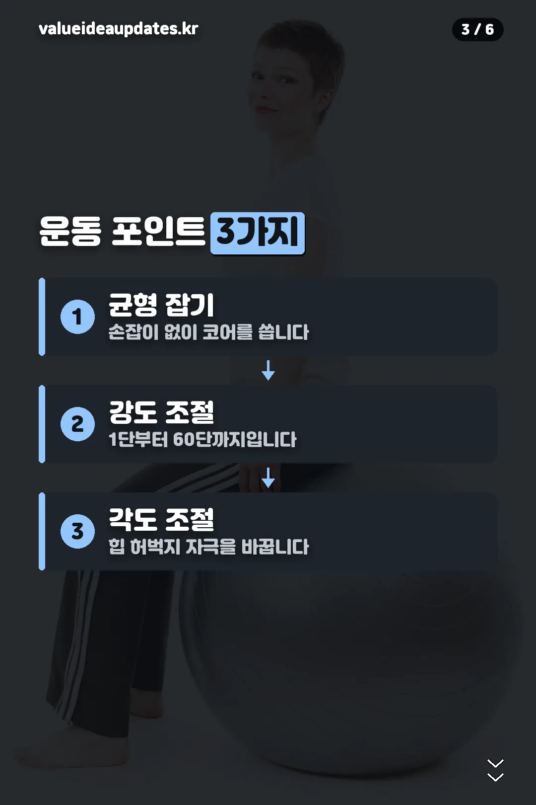 운동 포인트 세 가지