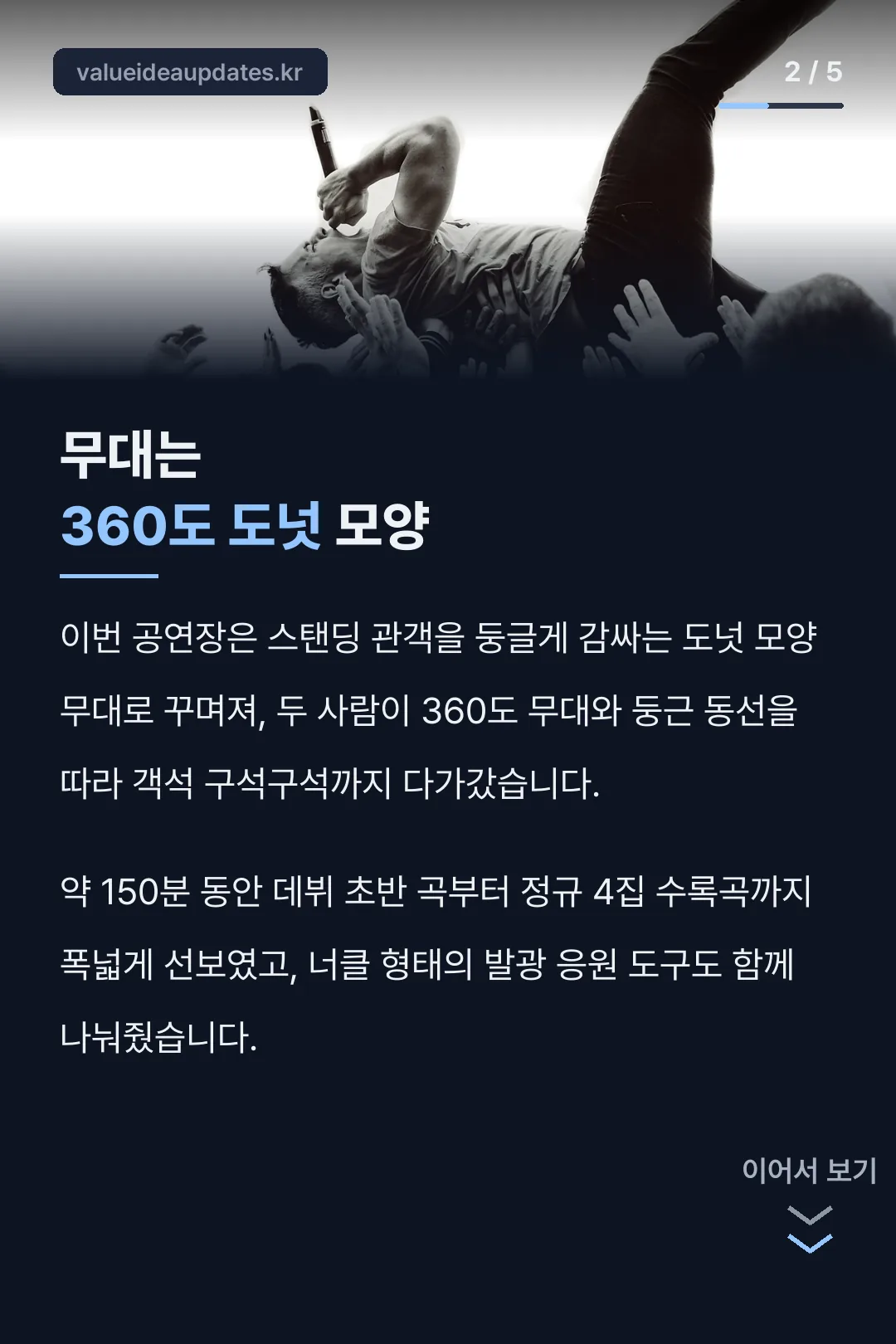 360도 도넛 무대 구조